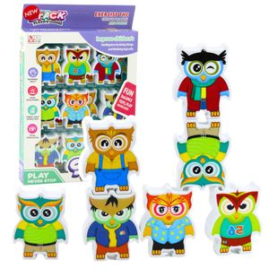 Edukativna igra Owls Arkadna logička slagalica Domino 18 kom.