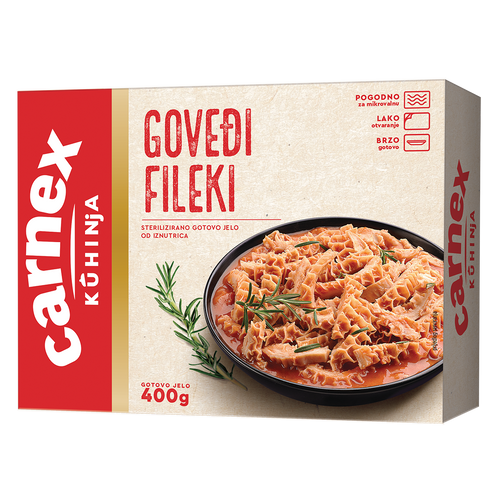 Carnex Goveđi fileki 400g slika 1