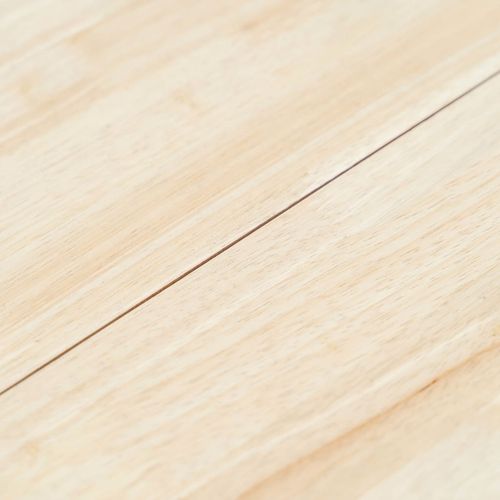 5-dijelni blagovaonski set od drva kaučukovca bijelo-smeđi slika 2