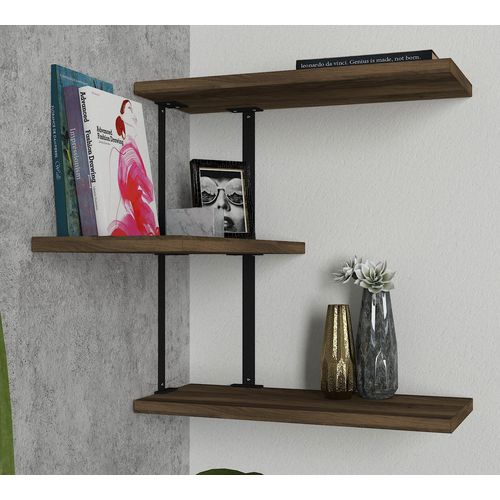 Frisbi Walnut
Black Wall Shelf slika 2