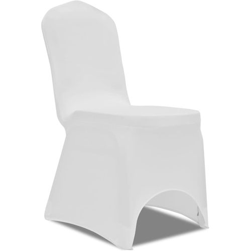 Navlake za stolice rastezljive bijele 24 kom slika 2