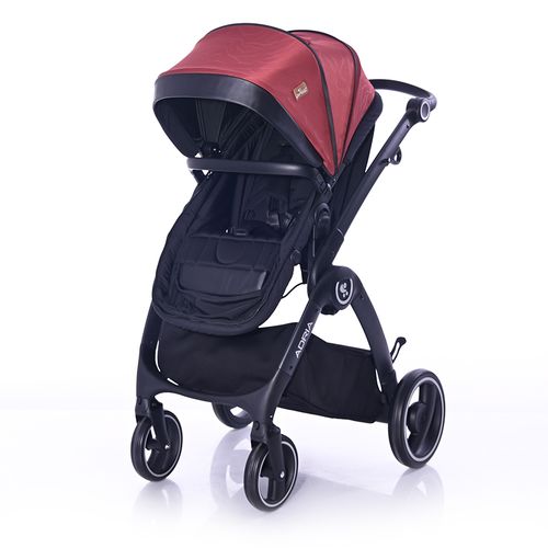 LORELLI ADRIA Kolica Black/Red 2u1 SET: Košara + Putna Torba + Zimska Navlaka (do 15 kg) slika 5