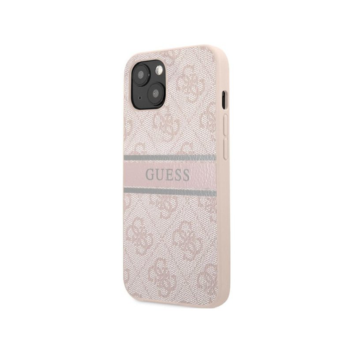 Maska Guess Hc PU 4G Stripe za iPhone 14 6.1 pink(GUHCP14S4GDPI) slika 1