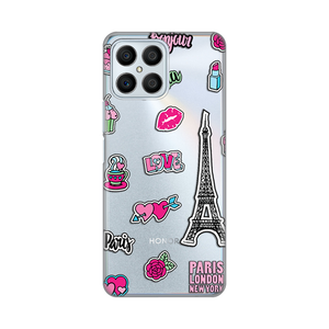 Torbica Silikonska Print Skin za Honor X8 Love Paris