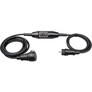 Kopp 1438.0001.5 produžni kabel za osobnu zaštitu  s PRCD 230 V crna IP44