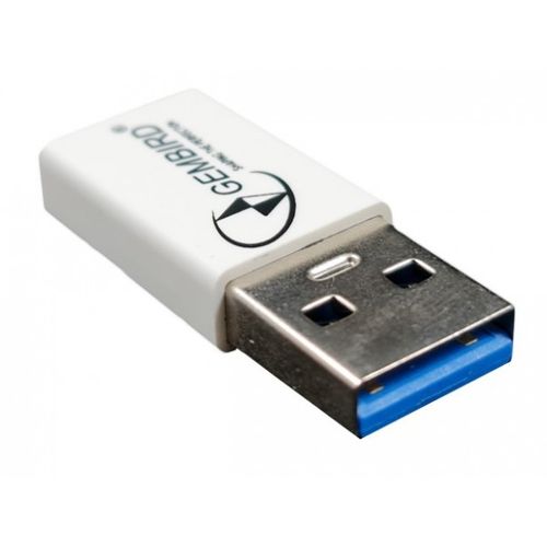 Adapter GEMBIRD CCP-USB3-AMCM-0M Gembird USB 3.1 AM to Type-C female adapter cable, White slika 1