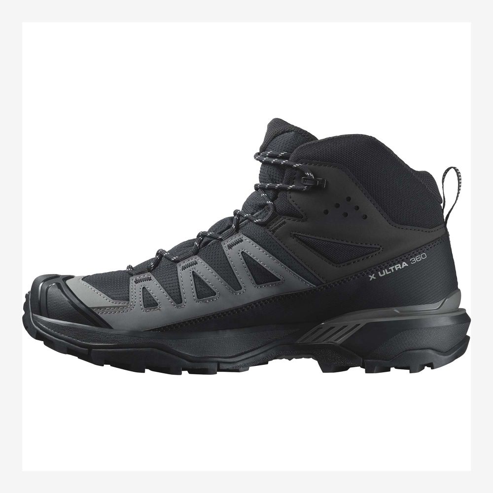 Salomon Muške gležnjerice X Ultra 360 Mid GTX, Black/Magnet/Pewter slika 2