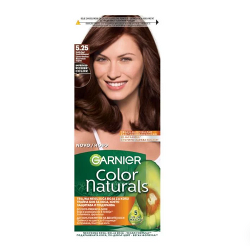 Garnier Color Naturals 5.25 boja za kosu svetlo opal smeđi mahagoni slika 1