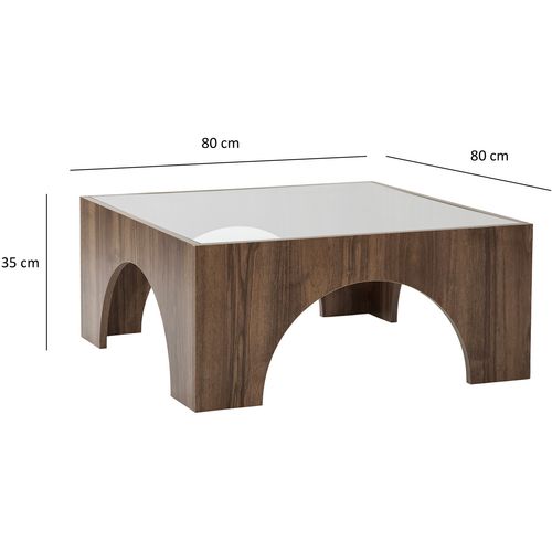 Seine - Transparent, Walnut Transparent
Walnut Coffee Table slika 6