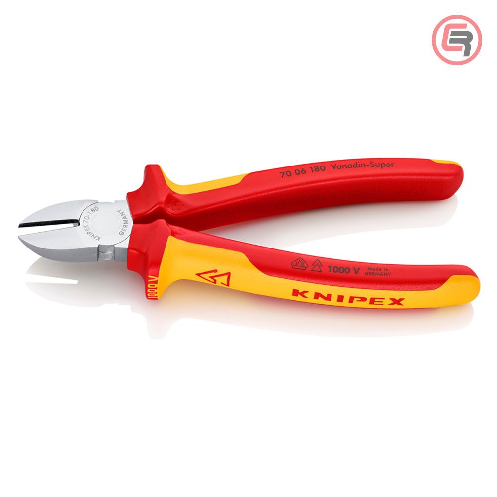 Knipex Kliješta Bočna Sječa – Sječice 180mm 1000V – 70 06 180 slika 2