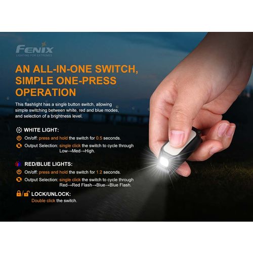 Fenix svjetiljka ručna E-LITE LED slika 16
