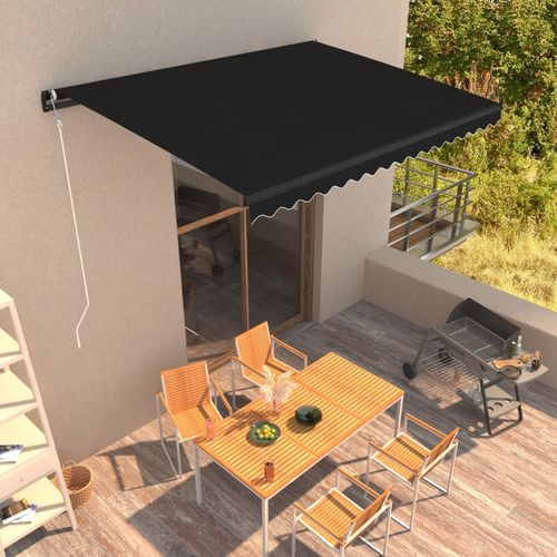 Tenda na automatsko uvlačenje 400 x 300 cm antracit slika 27