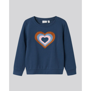 Name It dukserica za djevojčice Heart, plava