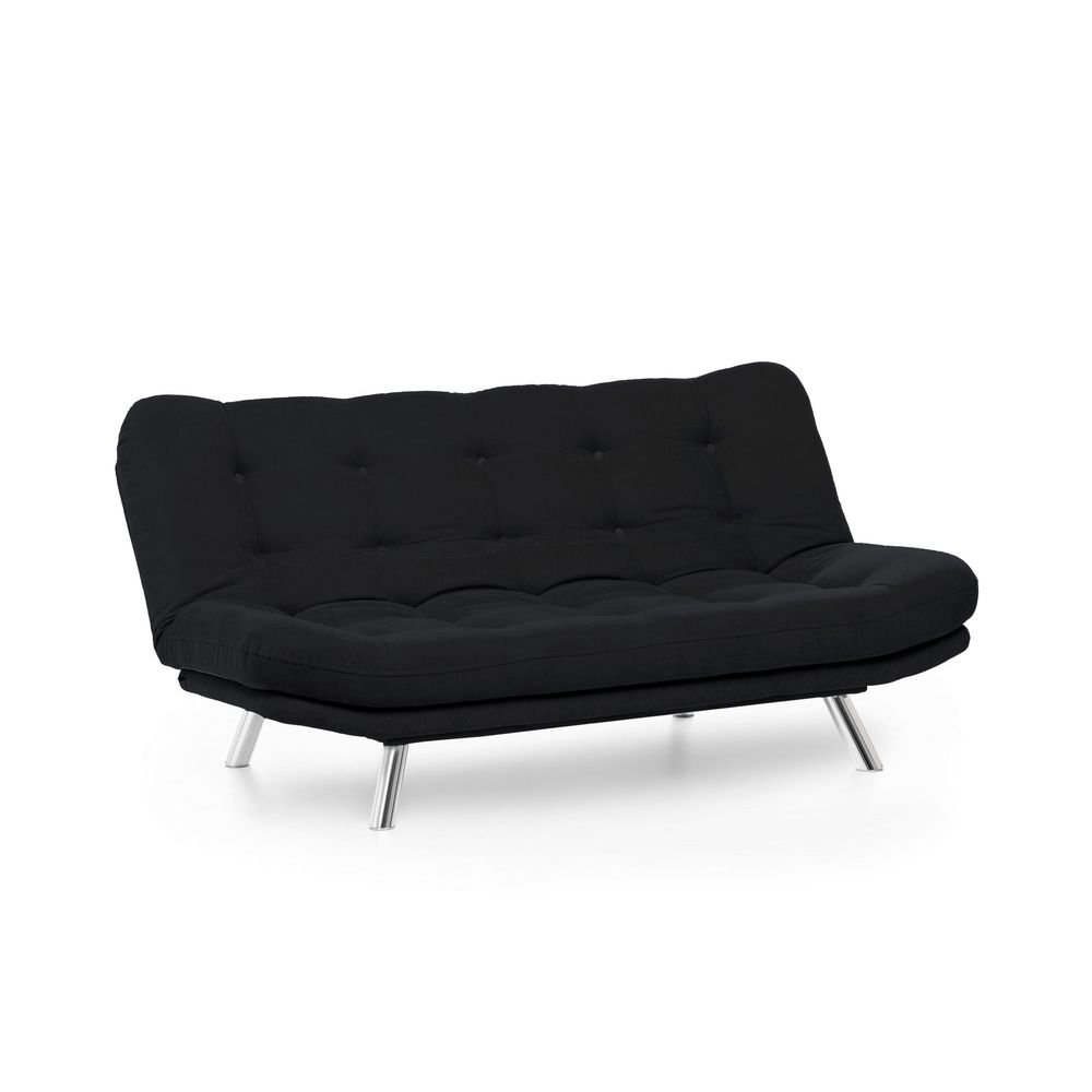 Misa Sofabed - Crni trosjed koji se pretvara u krevet slika 3