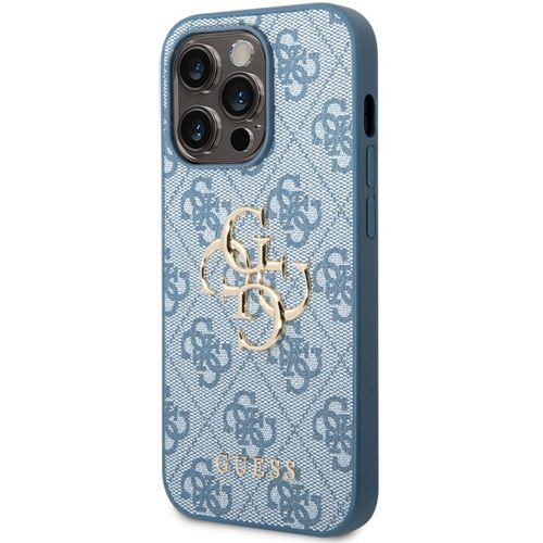 Guess Futrola za iPhone 14 Pro Max PU 4G BIG METAL LOGO BLUE slika 4