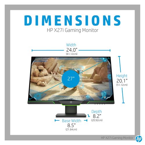 HP X27i monitor 27" 8GC08AAR#ABB QHD 2K Gaming  slika 8