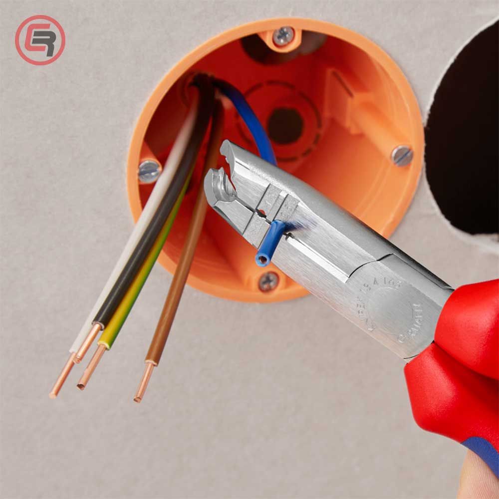 Knipex Kliješta Za Skidanje Izolacije 165 mm Sa Sječicama - 13 45 165 slika 5