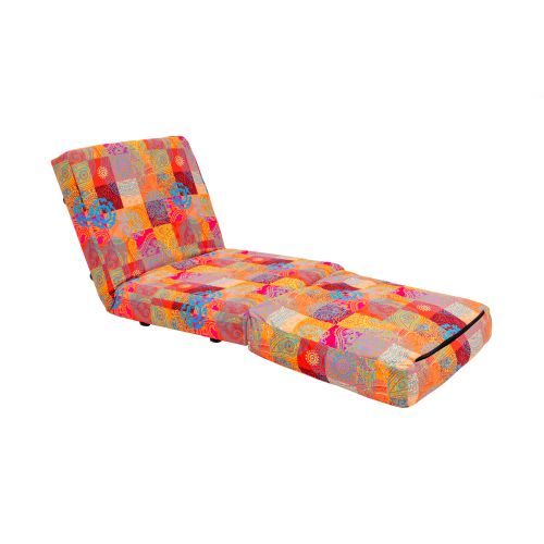 Taida 1 - Jednoseda Patchwork Multicolor Sofa na Razvlačenje slika 10