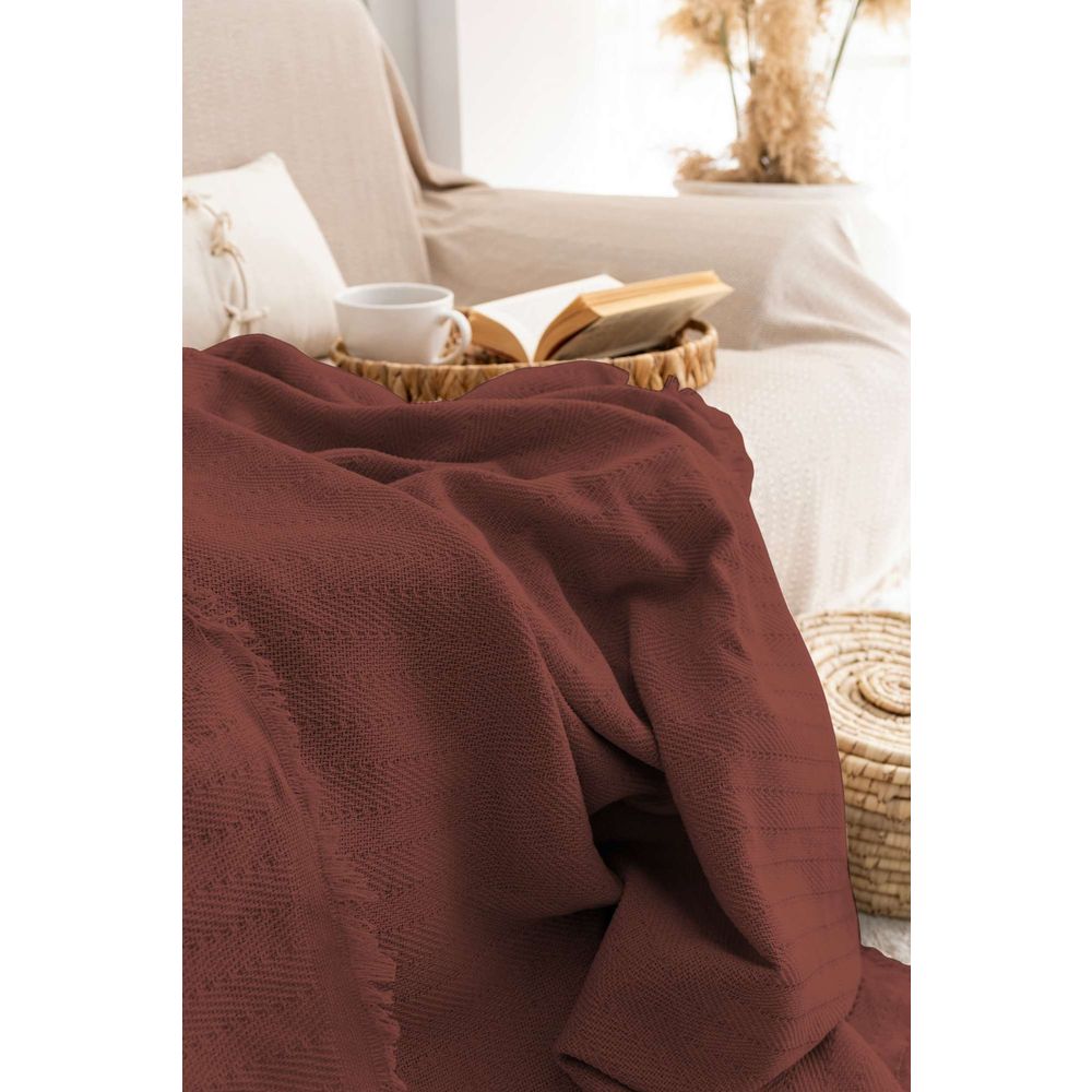 Sofa pokrivač Rio - boja: khaki slika 3