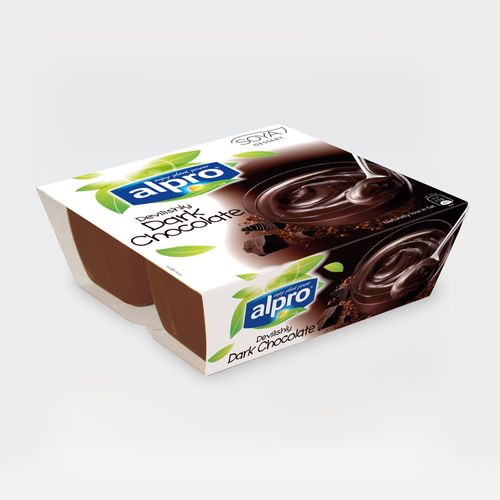 Alpro sojin desert tamna čokolada 125gx4 slika 1