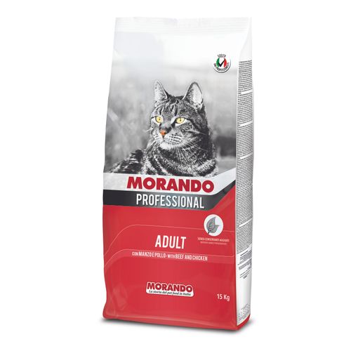 Morando Cat   Croquettes Adult Govedina i Piletina 15kg slika 1