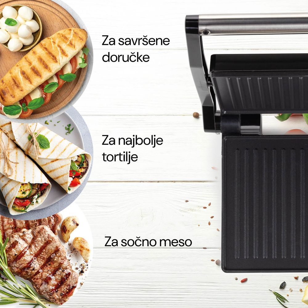 Rosmarino mini toster za sendviče Vitalia slika 4