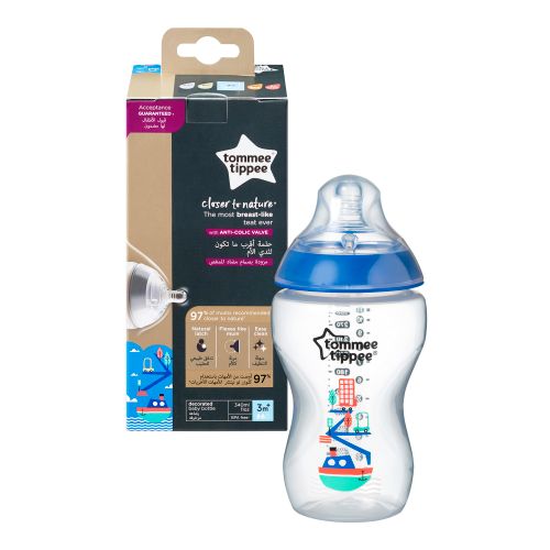 Tommee Tippee CTN Flašica Boy 340ml, 3M slika 1