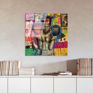 UV-815 - Dekorativna Slika na Kaljenom Staklu, 50 x 50 cm, Višebojna