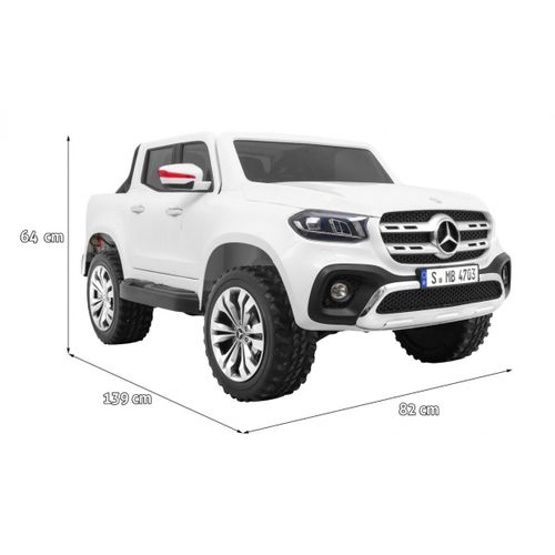 Licencirani auto na akumulator Mercedes Benz X-Class - bijeli slika 2