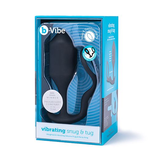 Vibrirajući analni čep s prstenom za penis B-Vibe - Snug &amp; Tug XL slika 8