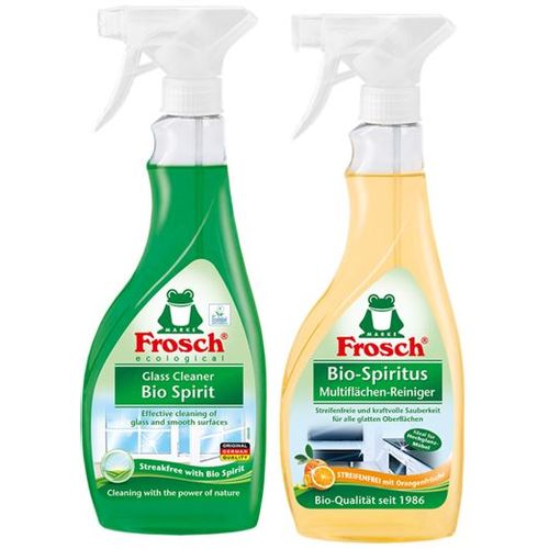 Frosch Bio Orange spray višenamjenski 500 ml  + spray Spiritus za staklo 500 ml slika 1