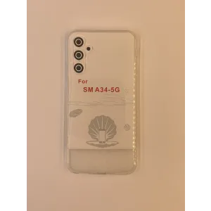 Maska za Samsung A34 transparent ojačane ivice