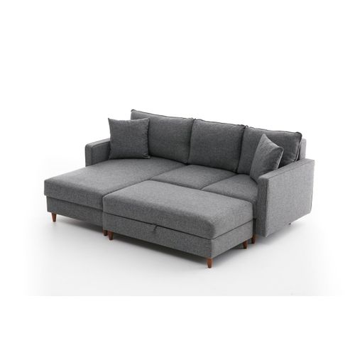 Atelier Del Sofa Kutna garnitura, Sivo, Eva Left - Grey slika 7