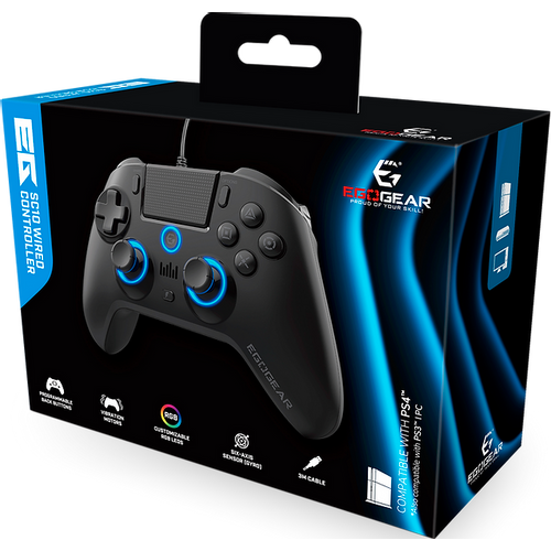 EGOGEAR SC10 RGB CONTROLLER BLACK PS4, PC, PS3 slika 5