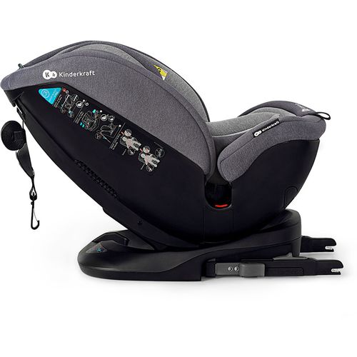 Kinderkraft autosjedalica XPEDITION 0-36 kg Isofix, siva slika 4