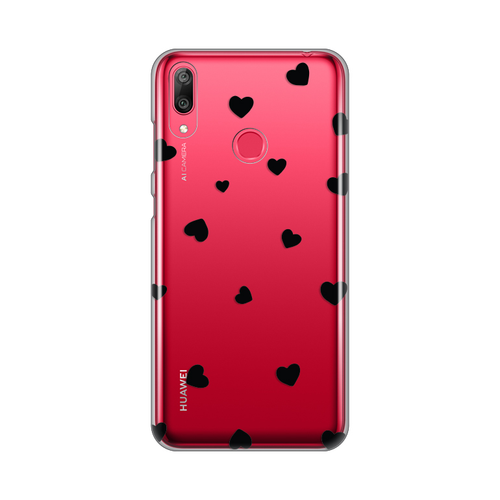 Torbica Silikonska Print Skin za Huawei Y7 2019/Y7 Prime 2019 Hearts slika 1