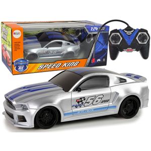 Auto na daljinsko upravljanje R/C Sports Car 1:24 Speed King - srebrni