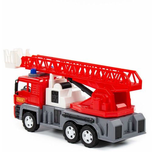 Dječje vatrogasno vozilo s ljestvama na razvlačenje 70cm slika 3