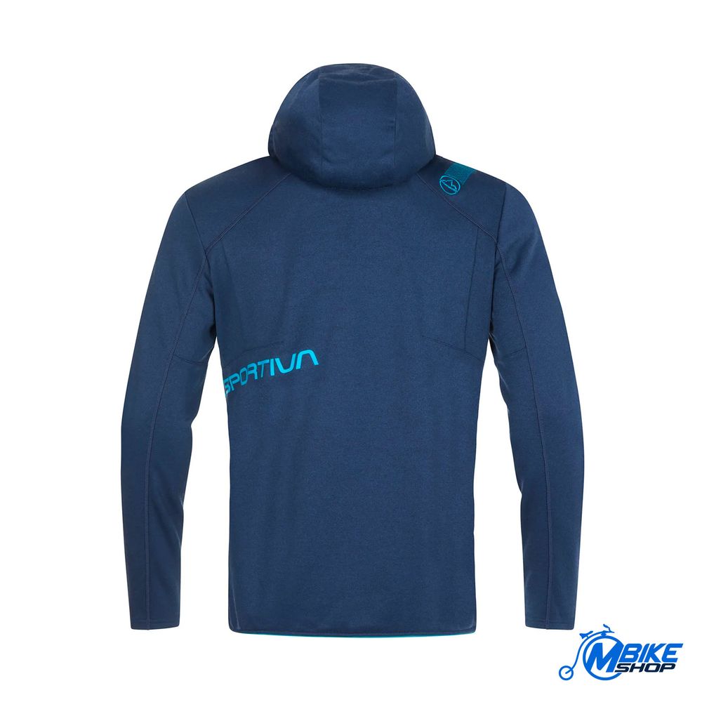 La Sportiva Muški duks na kopčanje sa kapuljačom Cosmic, Night Blue slika 2