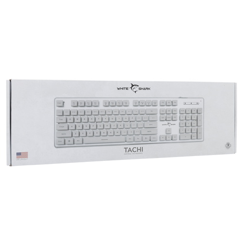 White Shark GK 003241 TACHI White, Keyboard - US slika 5