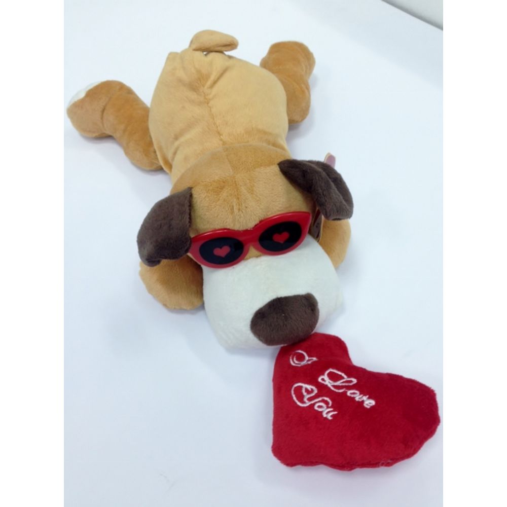 Pliš psić ležeći 25 cm A11027TL1 slika 1