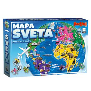 Puzzle Mapa sveta