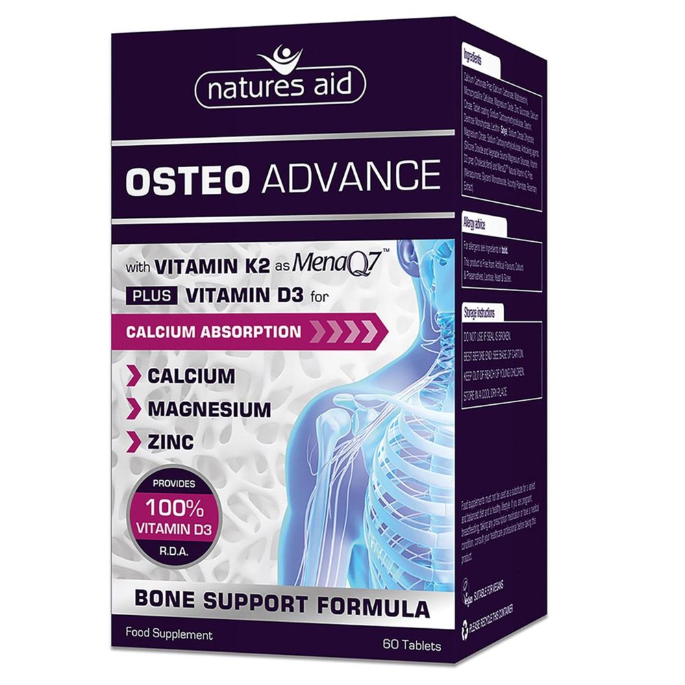 OSTEO ADVANCE A 60 TABLETE - Dodatak za Zdravlje Kostiju slika 1