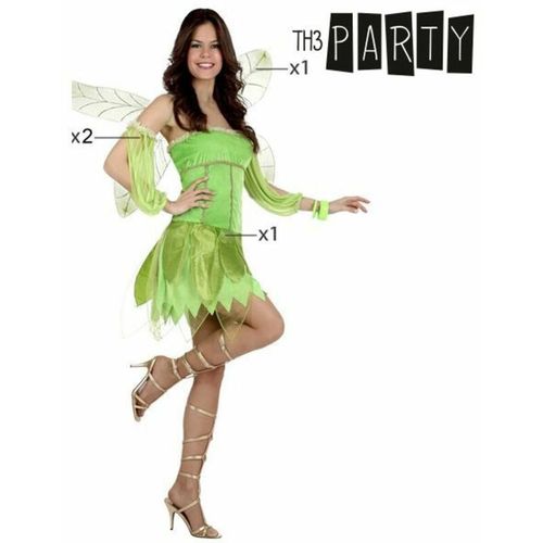 Svečana odjeća za odrasle Th3 Party Zelena Fantazija (3 Dijelovi) XS/S slika 6