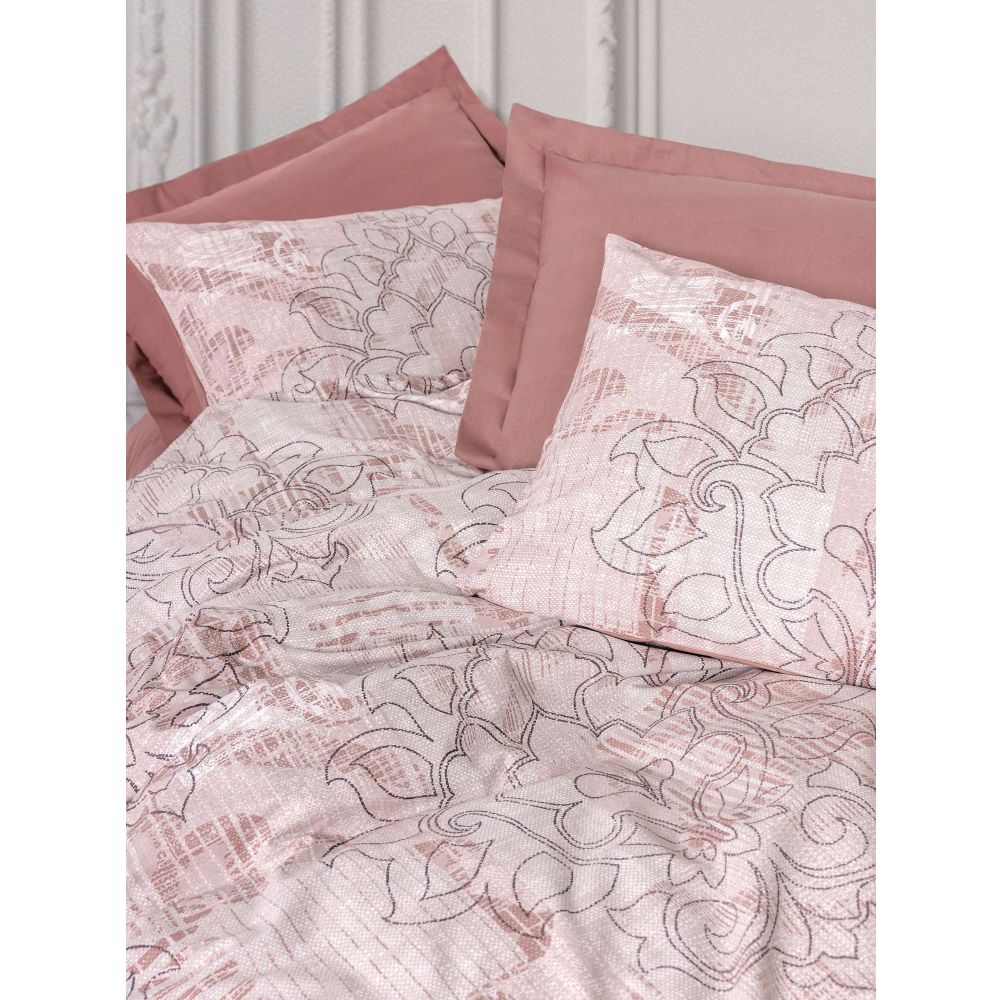 Ranforce double quilt cover set Livara, colour: dusty rose slika 2