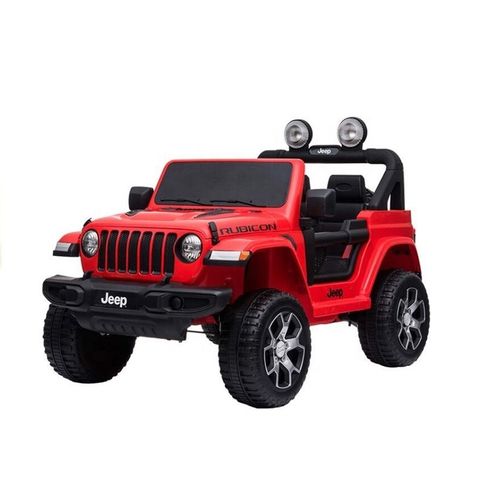 Licencirani Jeep Rubicon Wrangler 4x4 crveni - auto na akumulator slika 6