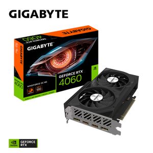 SVGA Gigabyte Geforce RTX 4060 WindForce OC 8GB, GV-N4060WF2OC-8GD