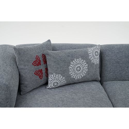 Ugaona Sofa Linden Mini Left - Siva slika 6