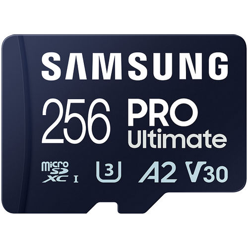 Samsung MB-MY256SA/WW MicroSD 256GB, PRO Ultimate, SDXC, UHS-I U3 V30 A2, Read up to 200MB/s, Write up to 130 MB/s, for 4K and FullHD video recording, w/SD adapter slika 2