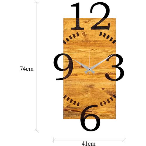 Wallity Ukrasni drveni zidni sat, Wooden Clock 2 slika 7